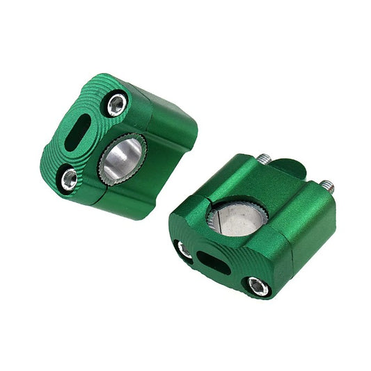 Ohjaustangon kiinnikkeet 28mm Vihreä